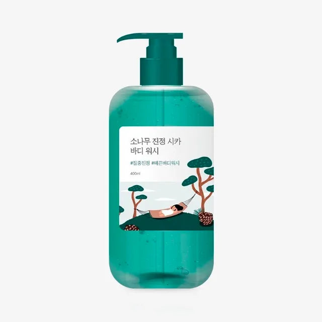 ROUND LAB - Jabón Corporál Pine Calming Cica Body Wash 400 ml