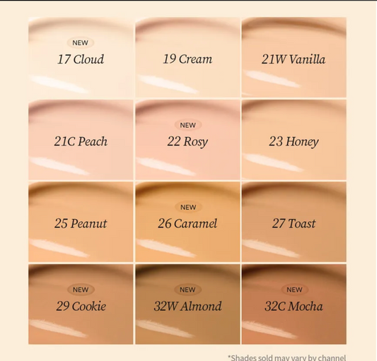 TOCOBO - Base de Maquillaje Estilo Cushion Apple Dewy Fit Cushion - 6 Tonos